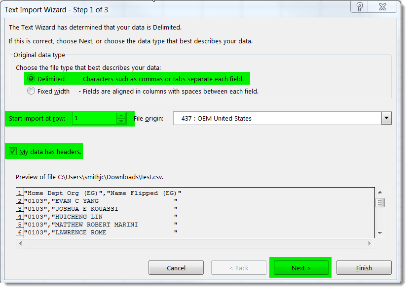 get csv to keep leading zeros in excel for mac