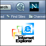 Netscape and Internet Explorer graphic
